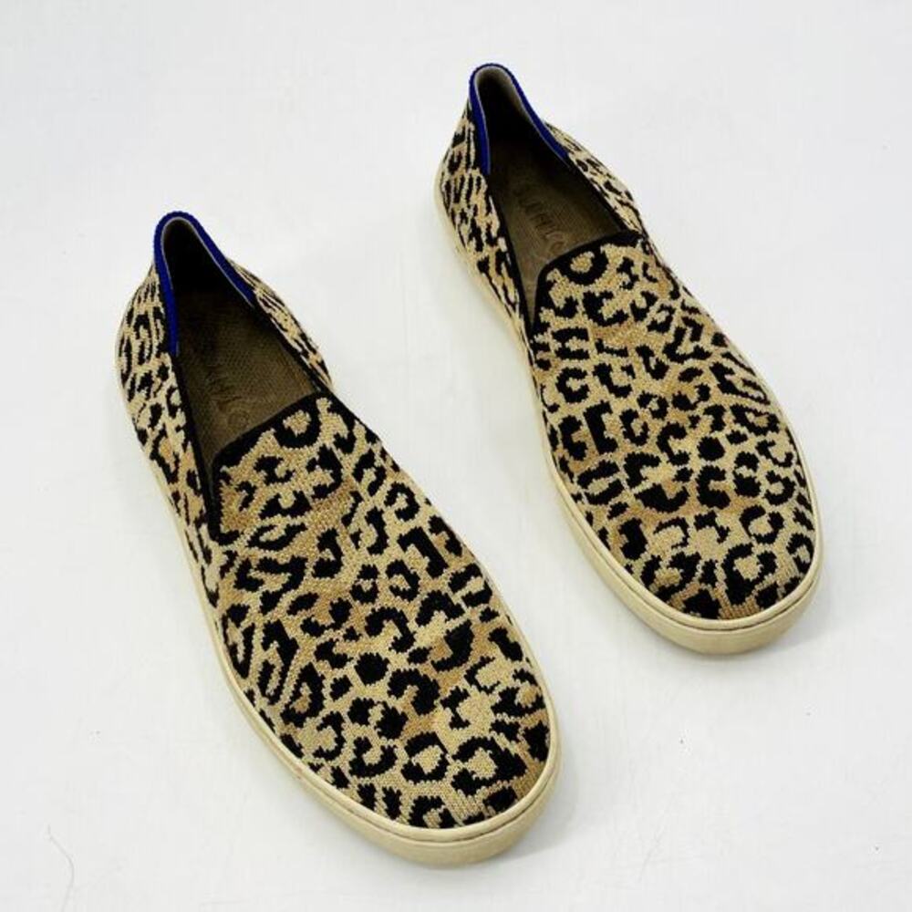 Rothy's Leopard‎ Round Toe Sneakers